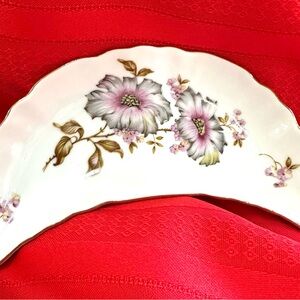 Antique Crescent Moon Side Dish / Salad Dish / Catch All Dish